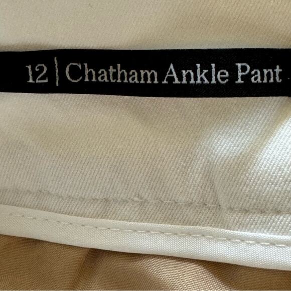 Talbots white Chatham Ankle pants size 12
 b22 - Picture 4 of 5